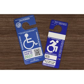 CA Parking Permit Card