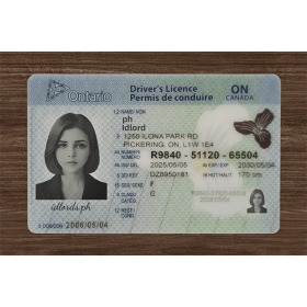 Ontario Fake Dirvers Licence (2025 version)